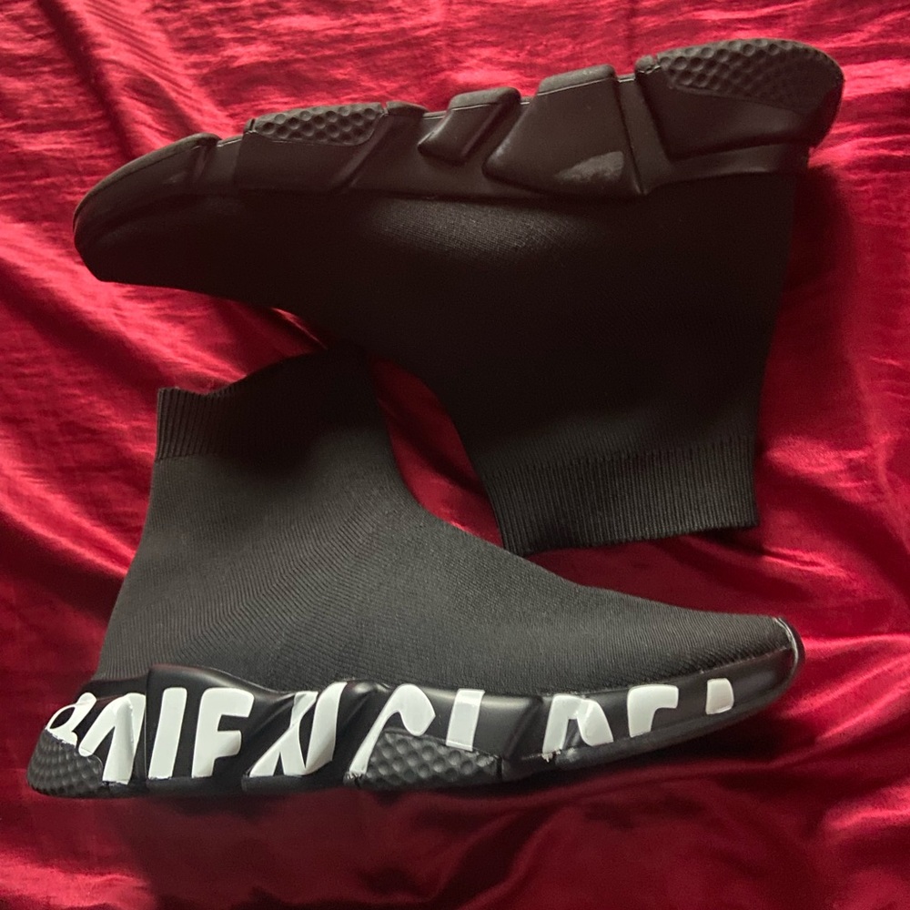 Balenciaga graffiti sock trainers size 10